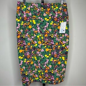 LuLaRoe XL(18-20) Cassie-Colorful‎ Floral Pencil Skirt knee length New summer